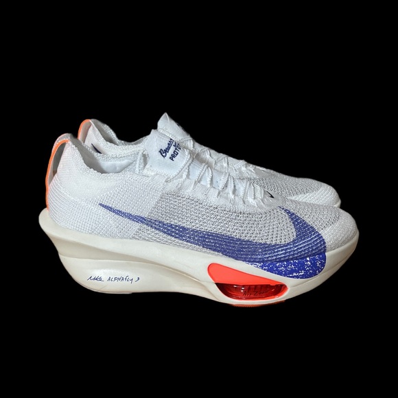 Nike ALPHAFLY NEXT%3 PROTO WHITE/BLUE Unisex M/10.5 W/12 EUC 1X - Picture 3 of 16